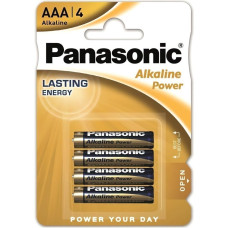 Battery Panasonic LR03REB/4BPR ALKALINE POWER alkaline AAA blister, 4 pcs.