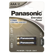Battery Panasonic LR03REE/2BR EVERYDAY POWER alkaline AAA blister, 2 pcs.