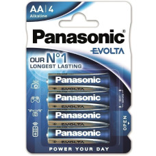 Battery Panasonic LR6EGE/4BP EVOLTA AA, blister, 4 pcs.
