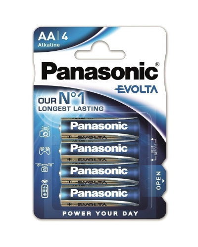Батарейка Panasonic LR6EGE/4BP EVOLTA лужна AA блістер, 4 шт.