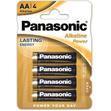 Battery Panasonic LR6REB/4BPR ALKALINE POWER alkaline AA blister, 4 pcs.
