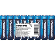 Battery Panasonic R6BER/8P GENERAL PURPOSE carbon-zinc AA(R6) film, 8 pcs.