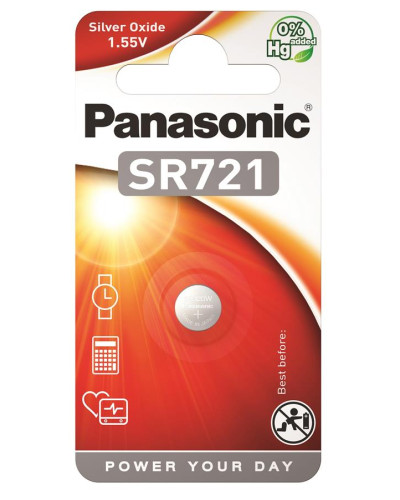 Батарейка Panasonic SR-721EL/1B срібно-цинкова SR721(361, V361, D361) блістер, 1 шт.