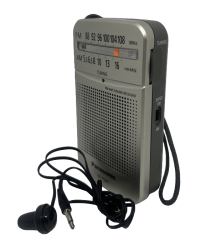 Радиоприемник Panasonic RF-P50DGC-S c наушником в комлекте