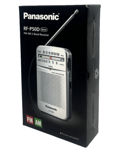 Радиоприемник Panasonic RF-P50DGC-S c наушником в комлекте