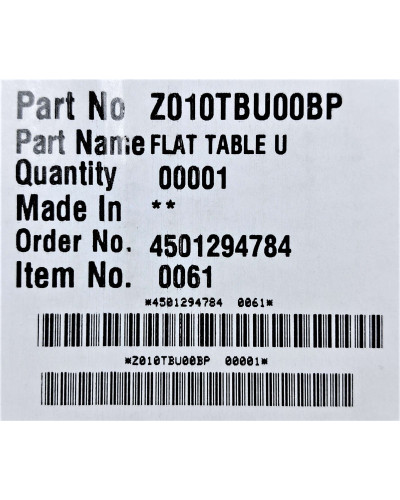 Керамический стол для микроволновой печи Panasonic Z010TBU00BP