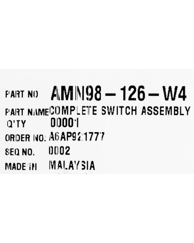 Переключатель электрический на 220В поворотный к мясорубке Panasonic AMN98-126-W4