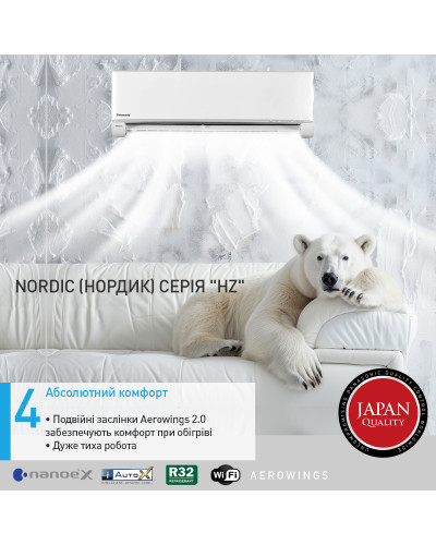 Кондиционер Panasonic Nordic Deluxe CS-HZ25XKE/CU-HZ25XKE