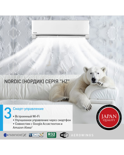 Кондиционер Panasonic Nordic Deluxe CS-HZ35XKE/CU-HZ35XKE