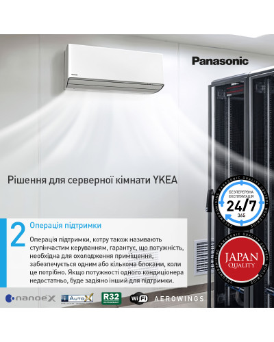 Кондиционер Deluxe Professional for Server Room Panasonic CS-Z71YKEA/CU-Z71YKEA