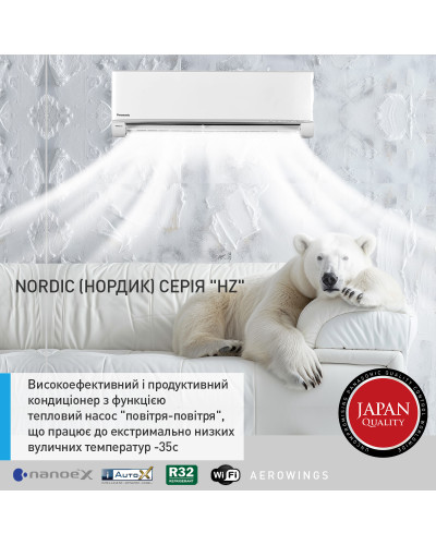Внутренний блок кондиционера Panasonic Nordic Deluxe CS-HZ35XKE