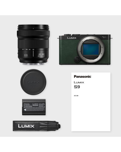 Цифрова фотокамера Panasonic Lumix S DC-S9KE-G Kit S-R2060E f/3.5-5.6 Dark Olive