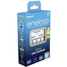 Зарядний пристрій Panasonic K-KJ61MCD40USB Basic USB Charger + Eneloop NI-MH AA 2000 MAh 4 шт