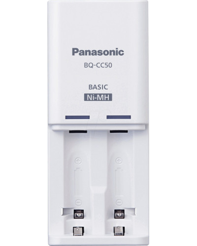 Зарядное устройство Panasonic K-KJ50MCD20E Compact Charger+ Аккумулятор Eneloop NI-MH AA 2000 мАч, 2 шт.