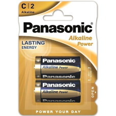 Battery Panasonic LR14REB/2BP ALKALINE POWER alkaline C (LR14) blister, 2 pcs.