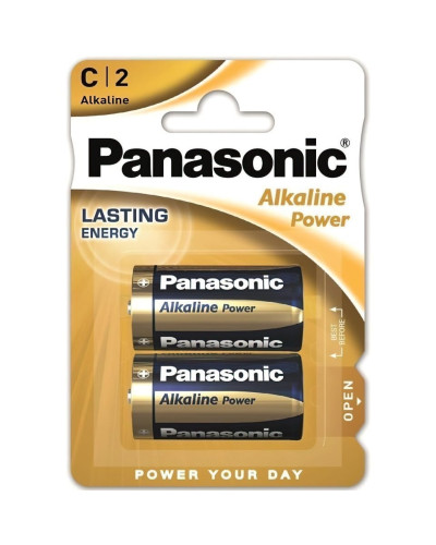Батарейка Panasonic LR14REB/2BP ALKALINE POWER лужна C(LR14) блістер, 2 шт.