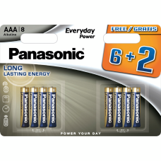 Battery Panasonic LR03REE/8B2F Everyday Power alkaline AAA blister, 8 pcs.