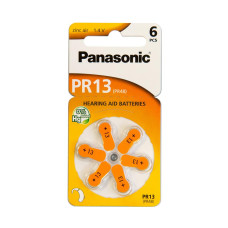 Panasonic PR-13/6LB air-zinc battery PR13 (PR48, AC13, DA13, AG5, ZA13) blister, 6 pcs.