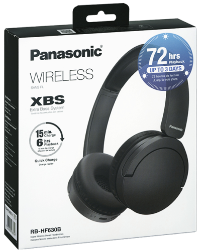 Wireless Headphones Panasonic RB-HF630BG-K