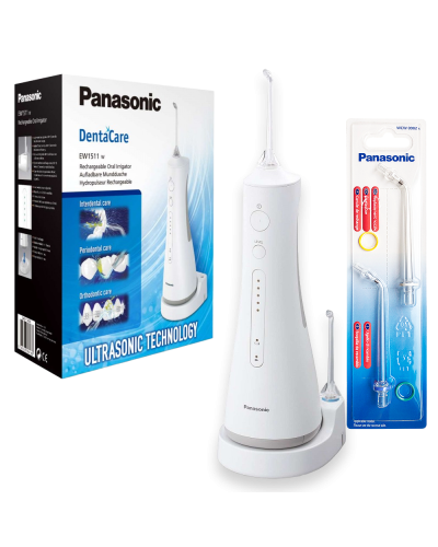 Ирригатор Panasonic EW1511W520-AS с 4 насадками