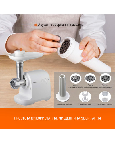 Мясорубка Panasonic MK-GX1700WTQA