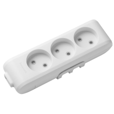 X-tendia Panasonic 3-socket, socket with protective shutters WLTB02302GR-UA1