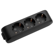 Panasonic X-tendia grounded 3-way connector block with protective shutters WLTB04302BL-UA1