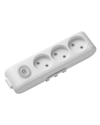 Колодка Panasonic X-tendia 3 гнезда, с выключателем и защитными шторками WLTA02302GR-UA1