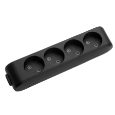 X-tendia Panasonic 4-socket power strip with safety shutters WLTB02402BL-UA1