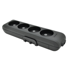 X-tendia Panasonic 4-socket power strip with safety shutters WLTB02402BL-UA1