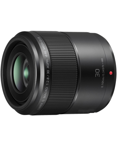 Panasonic Lumix G Macro H-HS030E Micro 4/3 Lens 30 MM F/2.8 ASPH MEGA OIS Lens