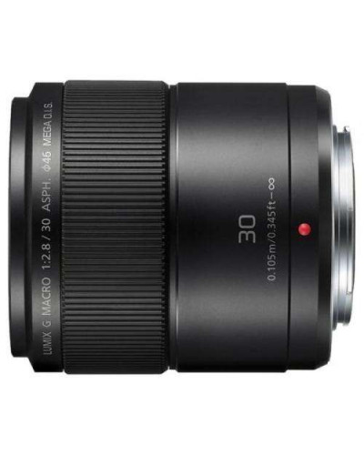 Panasonic Lumix G Macro H-HS030E Micro 4/3 Lens 30 MM F/2.8 ASPH MEGA OIS Lens