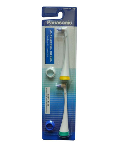 Сменные насадки (2 шт.) для электрической зубной щетки Panasonic EW0940W830