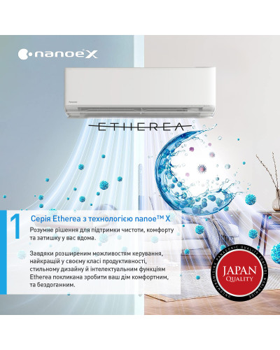 Кондиционер Panasonic Etherea CS-Z20ZKEW/CU-Z20ZKE White