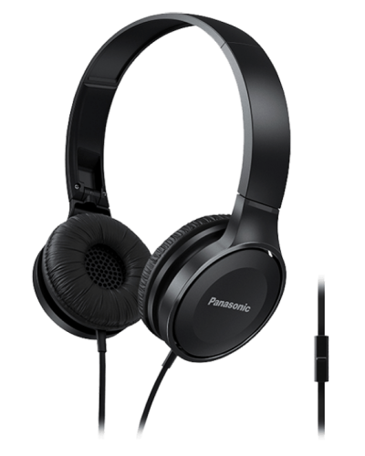Наушники с микрофоном Panasonic RP-HF100MGC-K Black