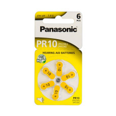 Battery Panasonic PR-230/6LB air-zinc PR230(10A, AC230E/EZ, ZA10, PR70, DA10) blister, 6 pcs.