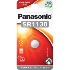 Battery Panasonic SR-1130EL/1B silver-zinc SR1130(390, V390, D390,SB-AU, SR54) blister, 1 pcs.