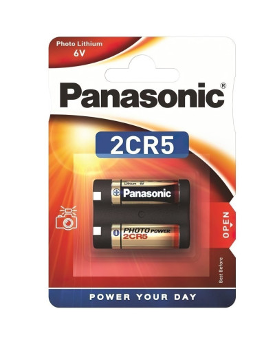 Батарейка Panasonic 2CR-5L/1BP литиевая 2CR5 блистер, 1 шт.