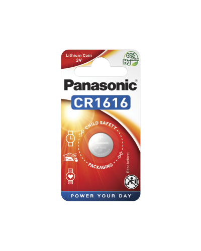 Battery Panasonic CR-1616EL/1B lithium CR1616 blister, 1 pc.