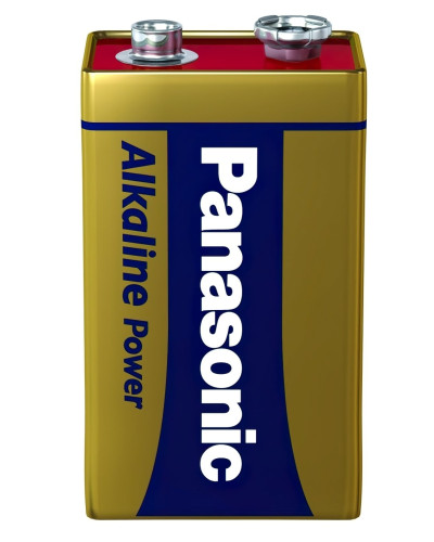 Батарейка Panasonic 6LR61REB/1BP ALKALINE POWER щелочная 6LF22(6LR61, MN1604, MX1604, Крона) блистер, 1 шт.
