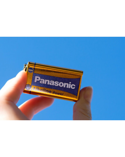 Батарейка Panasonic 6LR61REB/1BP ALKALINE POWER щелочная 6LF22(6LR61, MN1604, MX1604, Крона) блистер, 1 шт.
